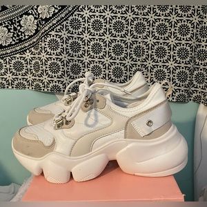 Brand new chunky sneakers by Berness lace up size 7, open to price suggestions!